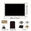 Cortina Portátil Blackout Total com Ventosa – Leve, Ajustável e Ideal para Sensibilidade Sensorial