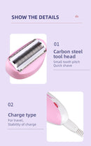 Depilador Feminino Kemei — Aparador Elétrico Recarregável para Remoção de Pelos do Corpo Inteiro. Suave, Prático e Seguro para o Cuidado Feminino