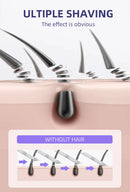 Depilador Feminino Kemei — Aparador Elétrico Recarregável para Remoção de Pelos do Corpo Inteiro. Suave, Prático e Seguro para o Cuidado Feminino