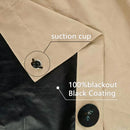 Cortina Portátil Blackout Total com Ventosa – Leve, Ajustável e Ideal para Sensibilidade Sensorial